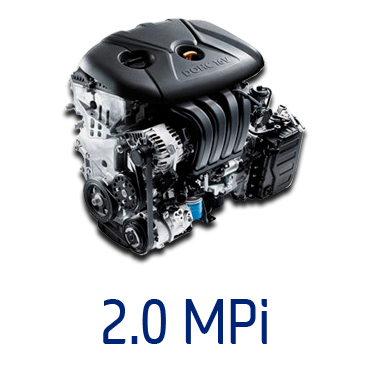 Двигун 2.0 системи MPi потужністю 149 к.с.
