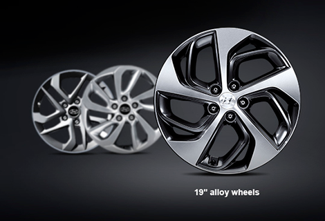 Легкосплавні диски різних розмірів для нового Hyundai Tucson