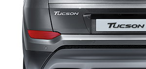 Світловідбивачі в задньому бампері нової моделі Hyundai Tucson