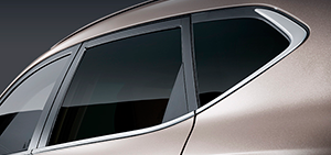 Хромовані молдинги вікон нового Hyundai Tucson