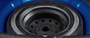 Повнорозмірне запасне колесо в Hyundai Accent new