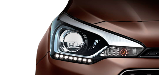 Высокоэффективные линзовые фары головного света New Hyundai i20