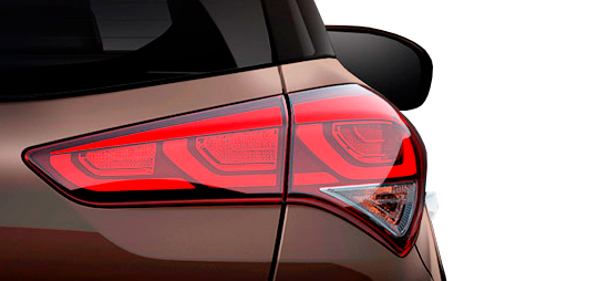 Задние светодиодные блоки фонарей New Hyundai i20