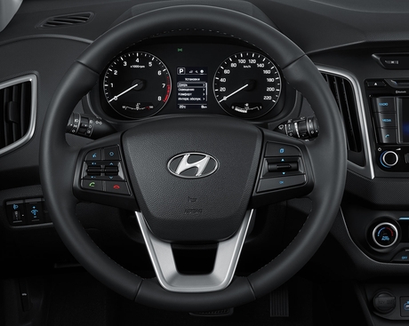 Ергономіка панелі приладів Hyundai Creta