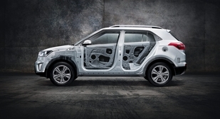 Кузов Hyundai Creta має додатковий захист від корозії.