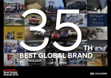 Hyindai Motor стал 35-м брендом в мире
